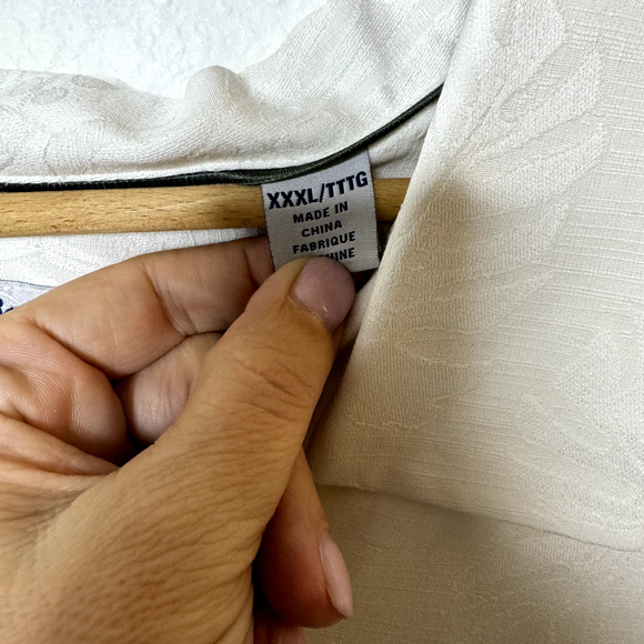 NWT Tommy Bahama Silk TCU Texas Christain University Camp Shirt Mens 3XL - Picture 6 of 11